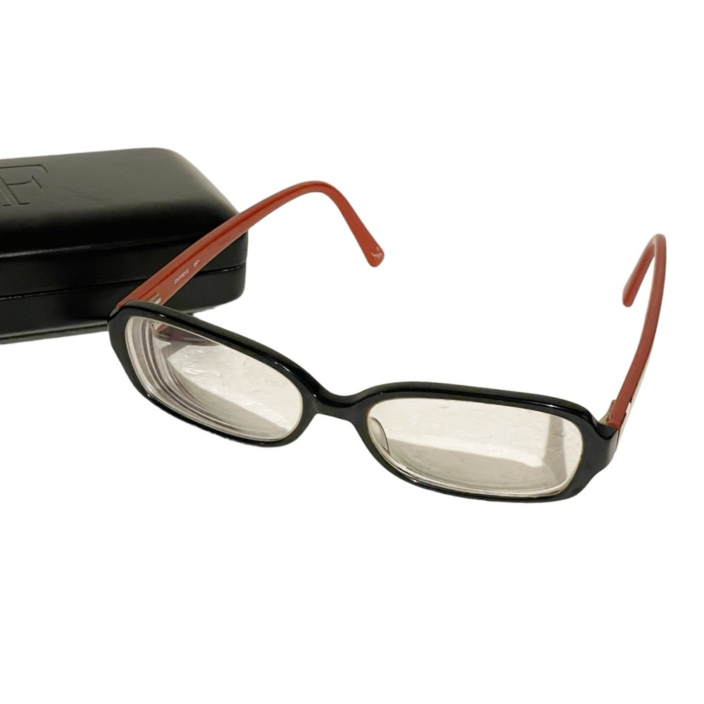 DVF Diane Von Furstenberg Red‎ Frame Womens Prescription Eyeglasses Case